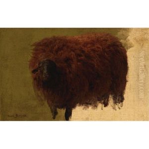 Large Wooly Sheep - Wether by Rosa Bonheur