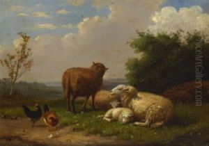 Schafe Und Huhner by Rosa Bonheur
