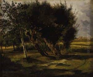 Trees And Lane by Rosa Bonheur