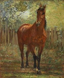 Hesteportraet by Rosa Bonheur