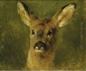 Head Of A Deer by Rosa Bonheur