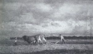Kuhgespann by Rosa Bonheur