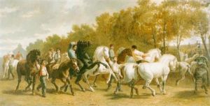 Der Pferdemarkt by Rosa Bonheur