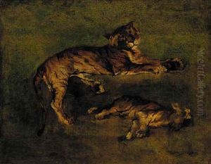 Tiger Studies by Rosa Bonheur