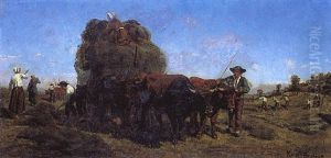 Scene De Fenaison by Rosa Bonheur