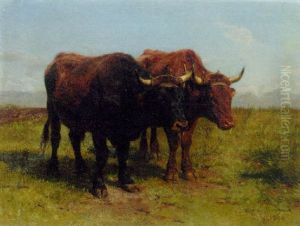 Nivernais Oxen by Rosa Bonheur