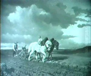 Auf Dem Feld by Rosa Bonheur