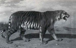A Stalking Tiger by Rosa Bonheur