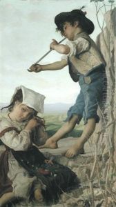 The Lute Player And A Seated Girl The Lute Player And A Seated Girl