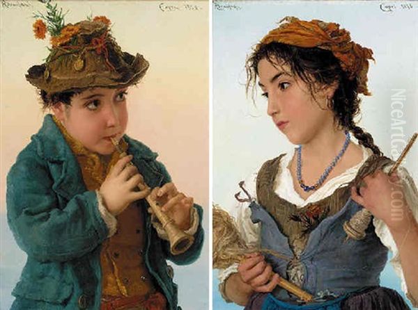 The Young Flute Player - view 1