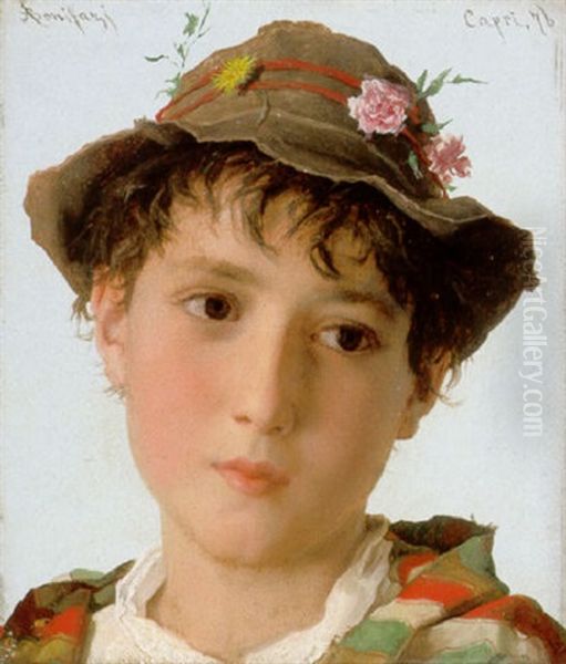 Portret Van Een Jongen Met Pet - view 1