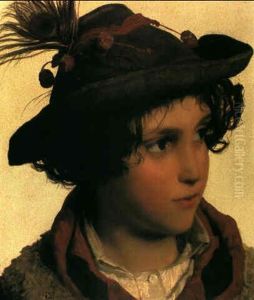 Peasant Boy And Peasant Girl by Adriano Bonifazi