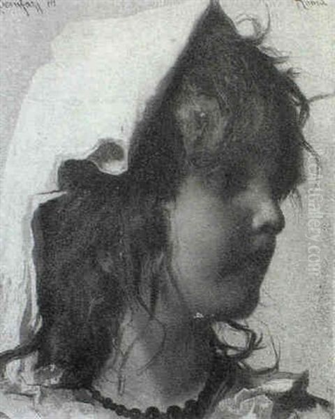 Portrait Of A Young Girl - view 1