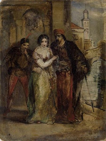 A Scene From The Merchant Of Venice (from Merchant Of Venice) - view 1