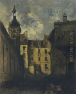 Notre-dame-de-la-bonne-nouvelle, Paris by Richard Parkes Bonington