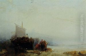 A Scene On The French Coast by Richard Parkes Bonington
