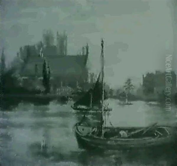 The Thames Near Westminster - view 1