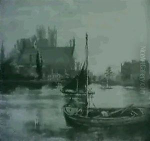 The Thames Near Westminster by Richard Parkes Bonington