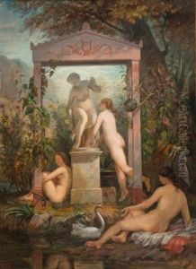 Venus Et Les Trois Graces by Pierre Bonirote
