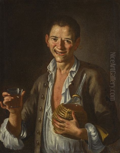 Portrait Of A Boy Laughing - view 1