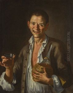 Portrait Of A Boy Laughing