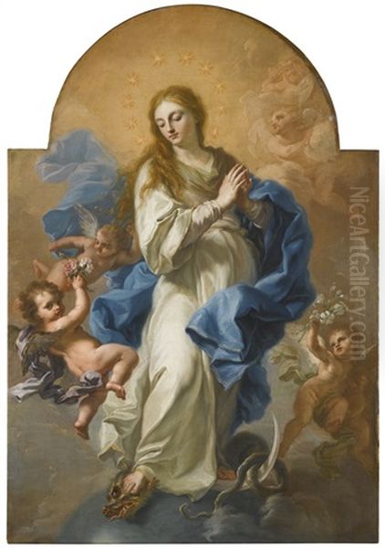 The Immaculate Conception by Giuseppe Bonito
