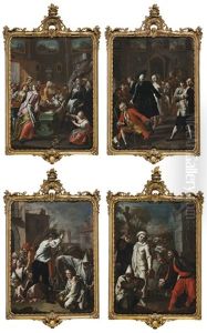 Scene Di Genere (4 Works) Scene Di Genere (4 Works)