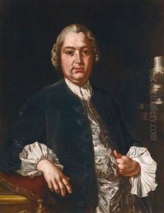 Portrait Of The Composer Niccolo Jommelli (1714 - 1774), Three Quarter Length, In A Blue Coat And Satin Waistcoat