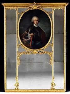 Portrait Von Vittorio Amadeo Iii Von Savoyen by Giuseppe Bonito