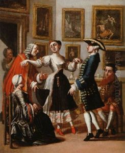 Le Menuet Galant by Giuseppe Bonito