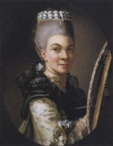 Autoritratto Di Pittrice by Giuseppe Bonito