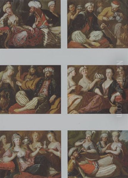 The Retinue Of Hagi Hussein Effendi - view 1
