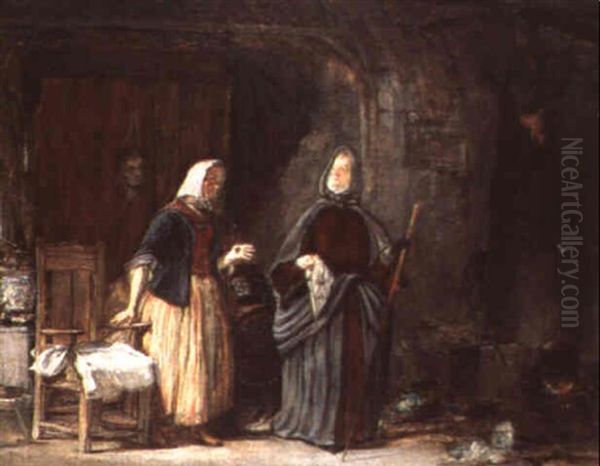 Lady Margaret Bellenden In The Cottage Of Mause Headrigg - view 1