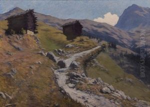 Chemin De La Bella Tolla. Valais by Julia Bonnard