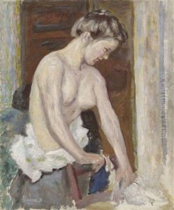 Femme, Torse Nu by Pierre Bonnard