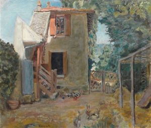 Maison De La Mere Du Peintre Roussel A L'etang-la-ville / La Maison De Campagne by Pierre Bonnard