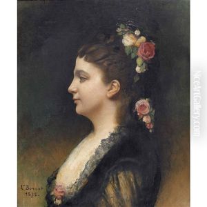 Bildnis Einer Dame Mit Blumenschmuck Im Haar Bildnis Einer Dame Mit Blumenschmuck Im Haar