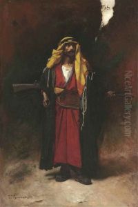 An Arab Guard by Leon Bonnat