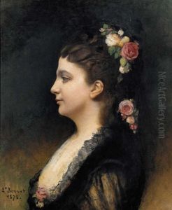 Portrat Einer Dame Mit Blumenschmuck Portrat Einer Dame Mit Blumenschmuck
