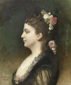 Portrait Einer Schonen Dame by Leon Bonnat