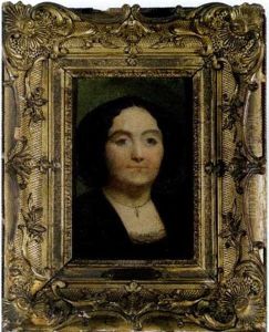 Portrait Presume De Madame Bonnat by Leon Bonnat
