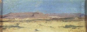 Vue De La Presqu'ile Du Sinai by Leon Bonnat