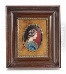 Portrait Of A Young Woman by Pierre Bonnaud