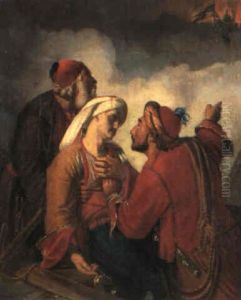 Officier Grec Blesse Au Combat by Claude Bonnefond