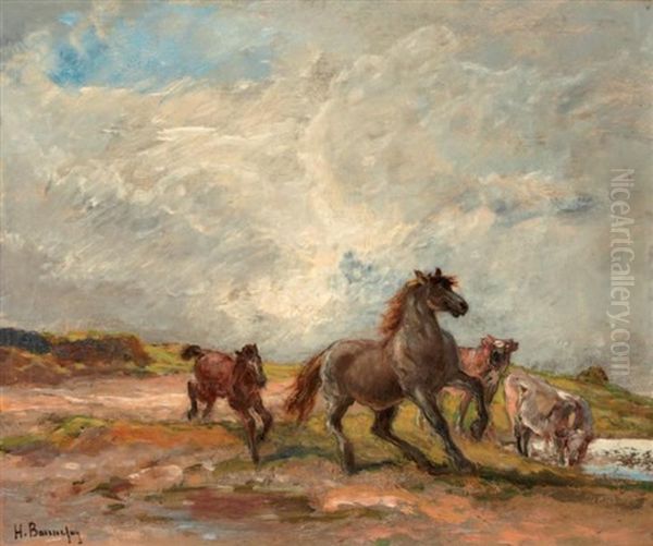 Chevaux Au Pre - view 1