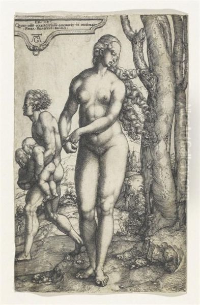 Rhea Silvia, With Romulus And Remus In The Background - view 1