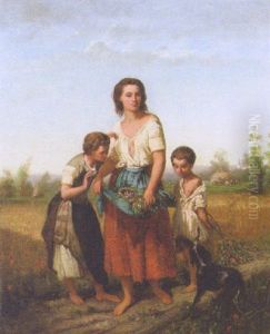 The Harvesters by Charles Adolphe Bonnegrace