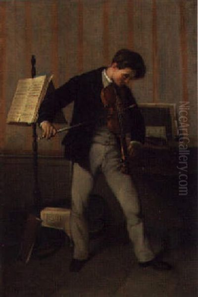 Tuning The Violin - view 1