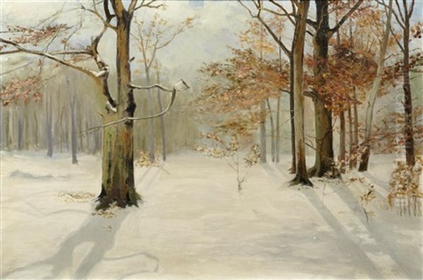 A Nor'easter; Wintry Wooded Wonderland (2 Works) - view 1