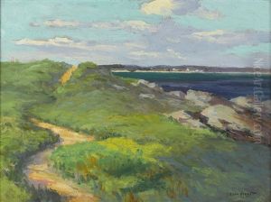 Green Bluffs Along Coast, Elbow Beach, Bermuda And Rocky Coast (3 Works)